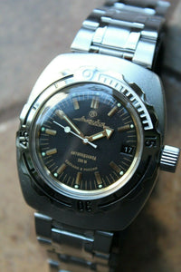 Vostok Amphibian Diver Mechanical Automatic Wrist Watch 090679