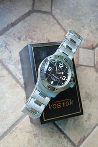 Vostok Amphibian Auto Russian diver wrist watch 060488