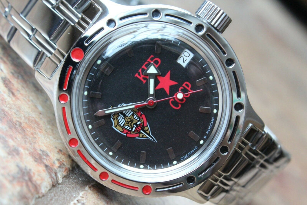 Vostok Amphibian Mechanical Russian wrist watch 420457