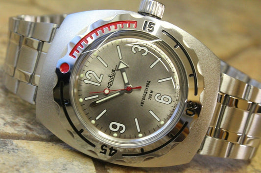 Russian Mechanical Automatic Wrist Watch VOSTOK AMPHIBIAN DIVER 090661