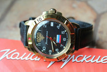 Load image into Gallery viewer, Vostok Komandirsky Russian Military Wrist Watch Double Eagle Emblem # 439646 NEW
