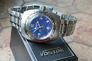 Russian Mechanical Automatic Wrist Watch VOSTOK AMPHIBIAN DIVER 090346