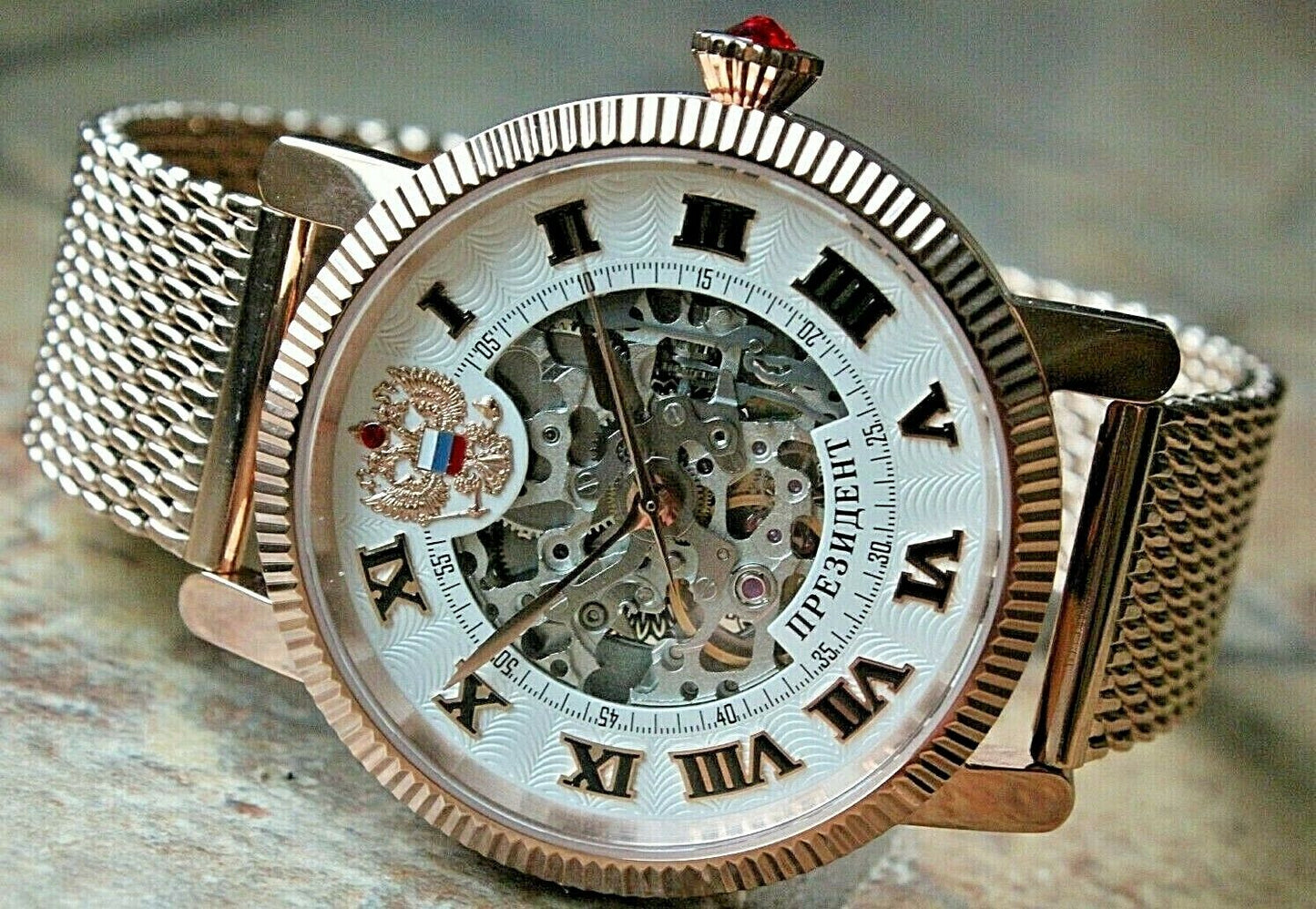 Russian President 4509170 Mechanical Automatic Men's Wrist Watch Poljot