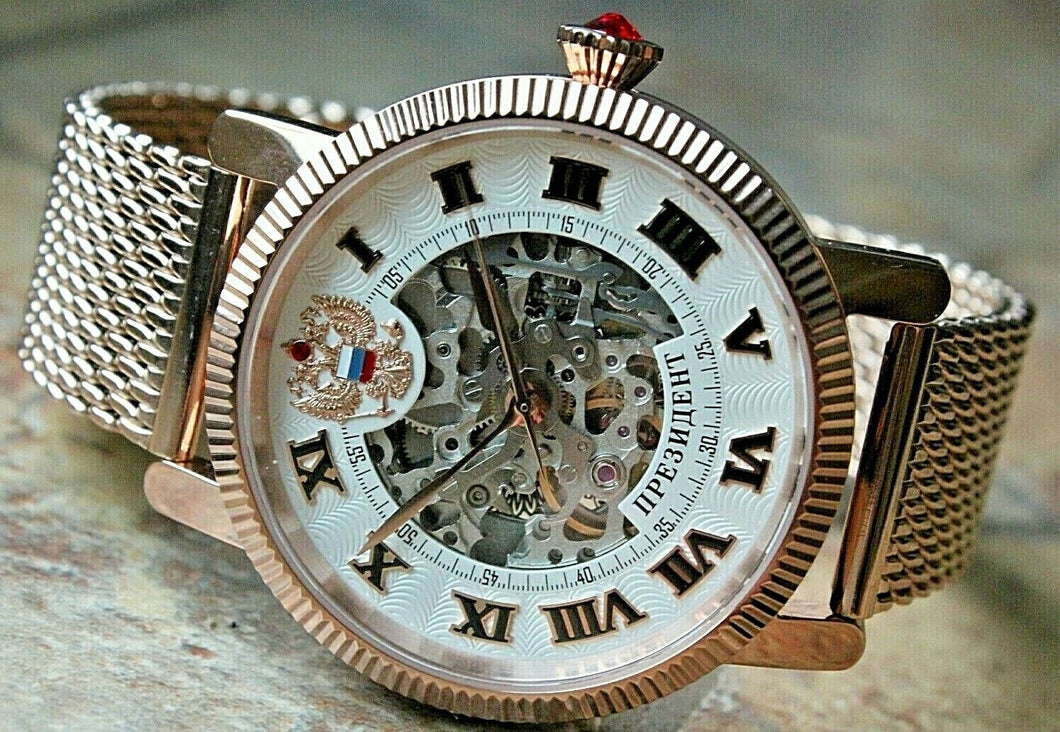 Russian President 4509170 Mechanical Automatic Men's Wrist Watch Poljot