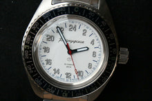 Load image into Gallery viewer, Vostok Komandirsky 030934 Russian Automatic Military Wrist Watch 24 Hours
