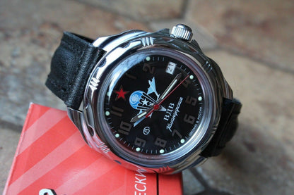 Vostok Komandirsky Russian Military Wrist Watch # 211288 NEW