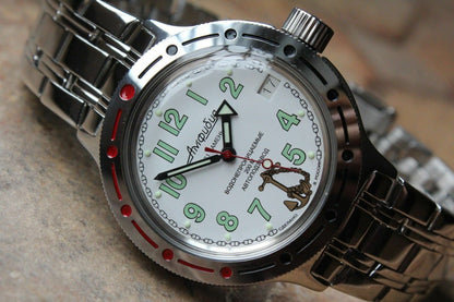 Russian Mechanical Automatic Wrist Watch VOSTOK AMPHIBIAN DIVER 420381