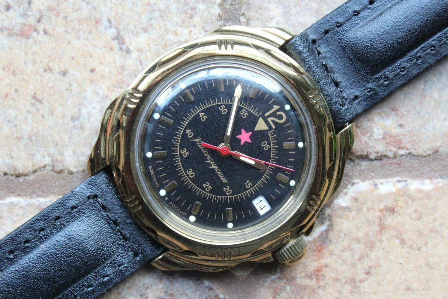 Vostok Komandirsky Russian Military Wrist Watch 219399