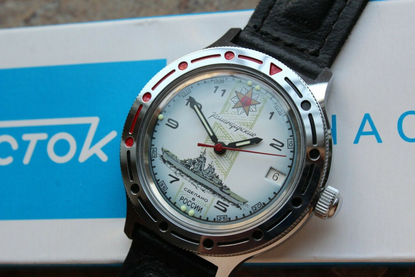 Vostok Komandirsky Mechanical Automatic Wrist Watch 921428