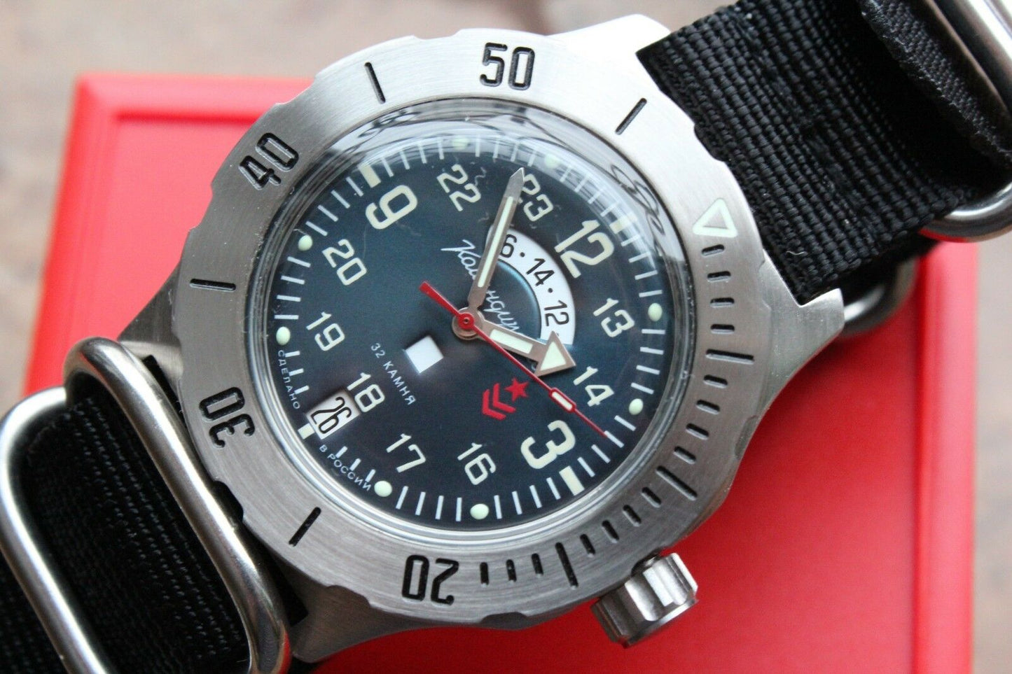 Vostok Komandirsky  Mechanical Automatic Wrist Watch K-35 350753