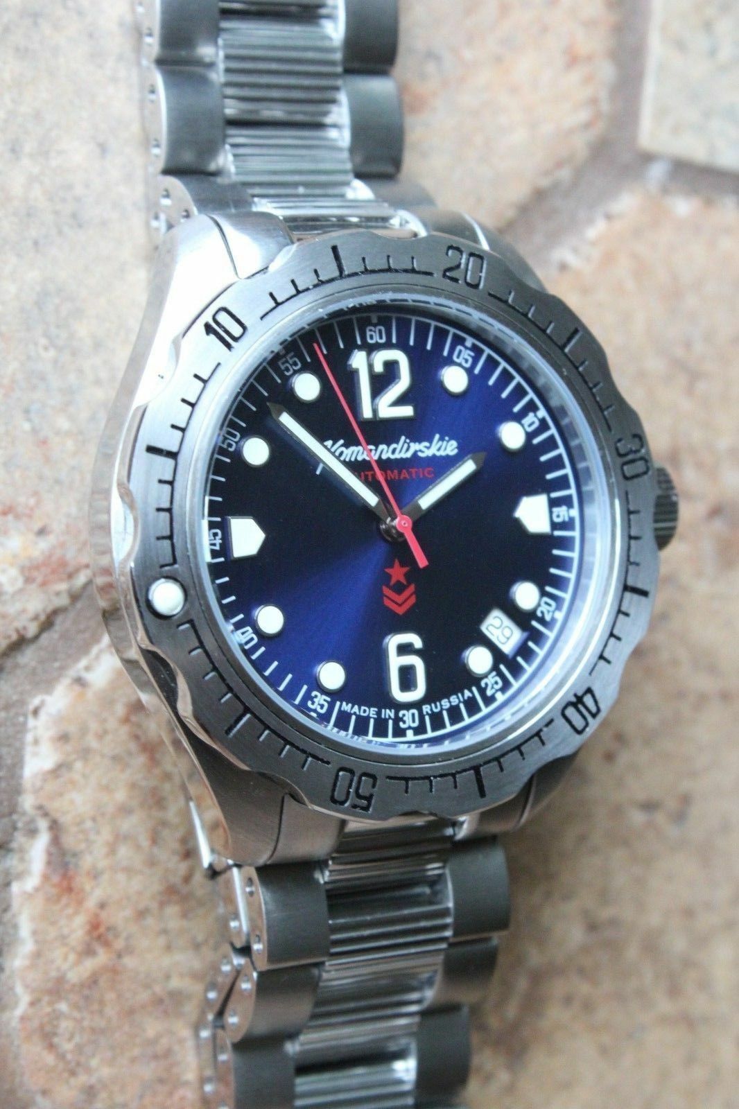 Vostok Komandirsky Russian K-34 Military wristwatches NEW 480514