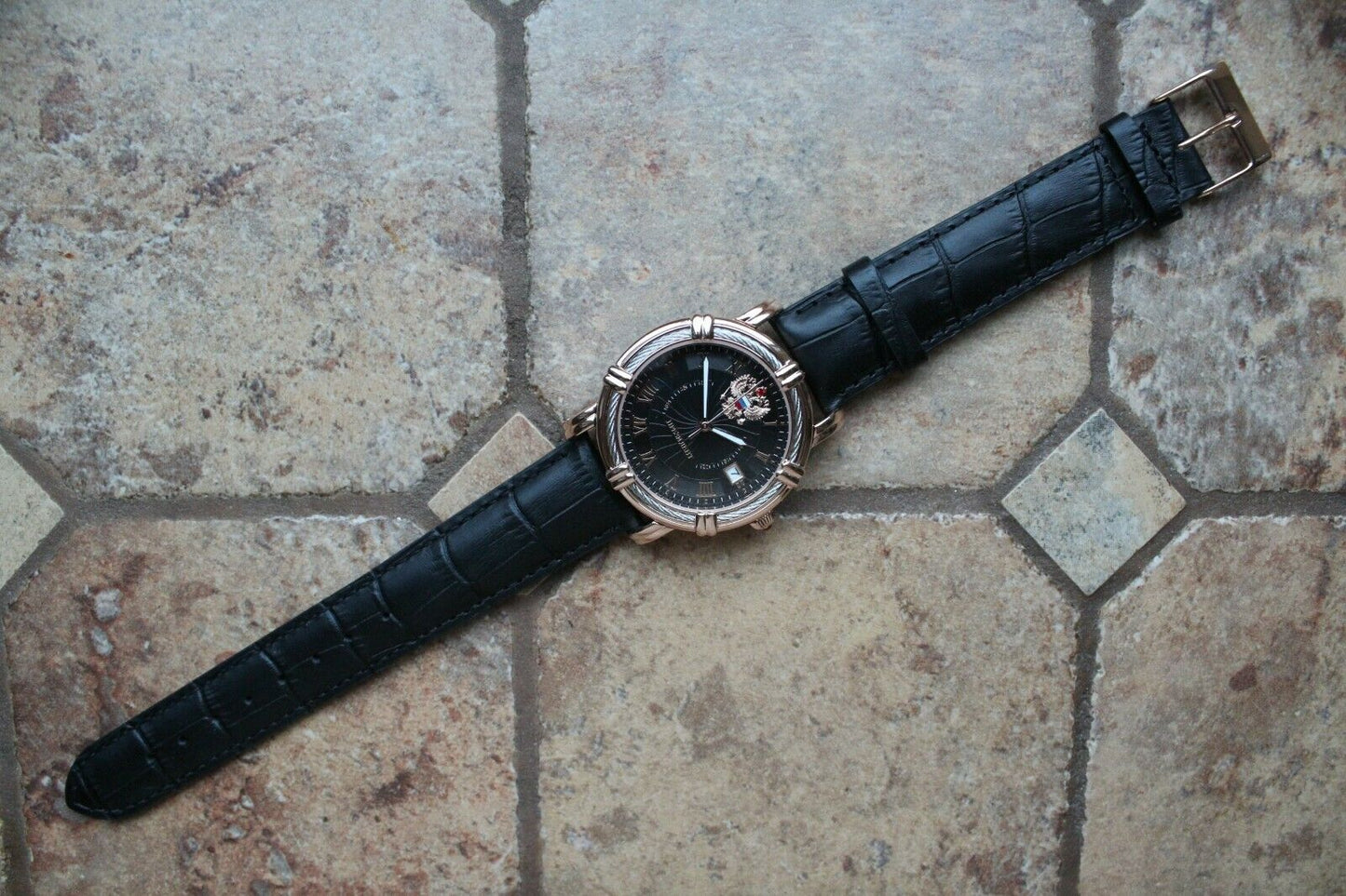 Russian President 4459473 Mechanical Automatic Men's Wrist Watch Poljot