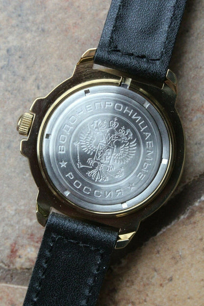 Vostok Komandirsky Military Wrist Watch # 439524 NEW