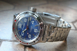 Russian Mechanical Automatic Wrist Watch VOSTOK AMPHIBIAN DIVER 420432