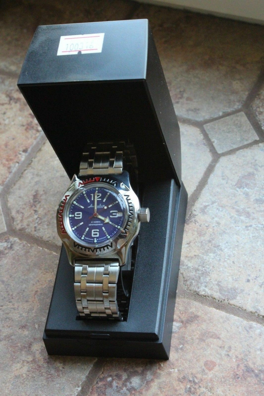 Russian Mechanical Automatic Wrist Watch VOSTOK AMPHIBIAN DIVER 100316