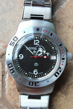 Load image into Gallery viewer, Vostok Amphibian Russian diver wrist watch 060634
