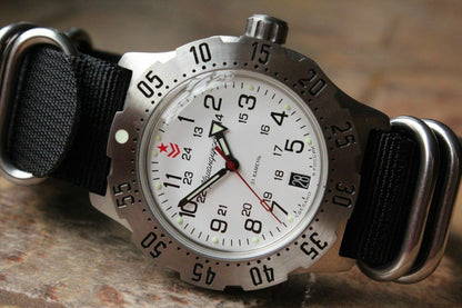 Russian Mechanical Automatic Wrist Watch VOSTOK Komandirsky K-35 350752