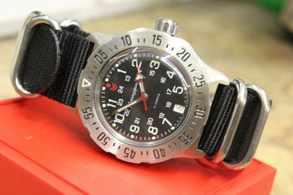 Vostok Komandirsky Mechanical Automatic Wrist Watch K-35 350751