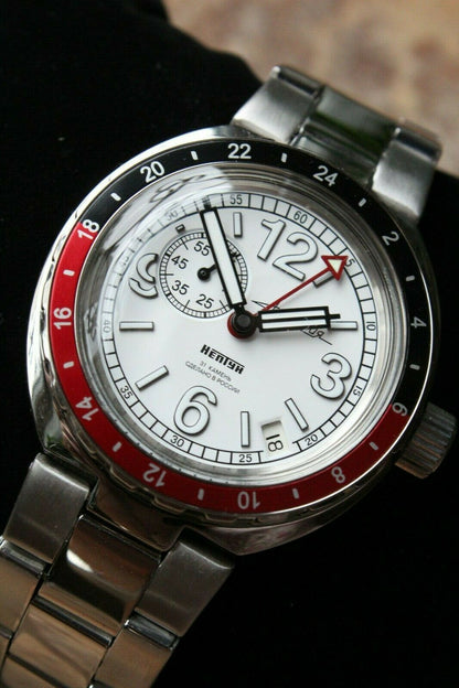 Vostok Amphibian Neptune Russian Mechanical Diver Auto men's wrist watch 960761