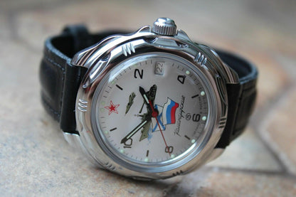 Vostok Komandirsky Russian Military Wrist Watch # 211535 NEW