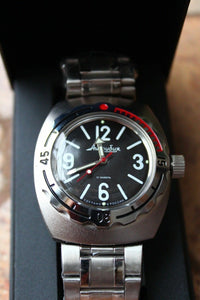 Russian Mechanical Automatic Wrist Watch VOSTOK AMPHIBIAN DIVER 090913