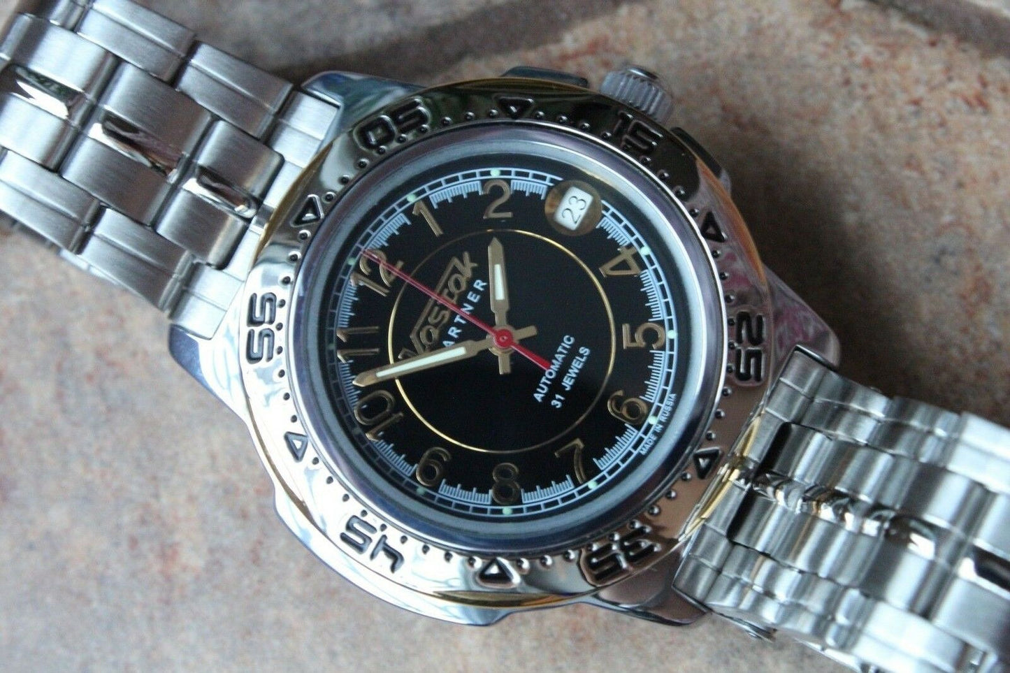 Russian Mechanical Automatic Wrist Watch Vostok Partner 311835