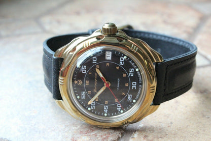 Vostok Komandirskie Mechanical Hand Winding Russian Wrist Watch 219179