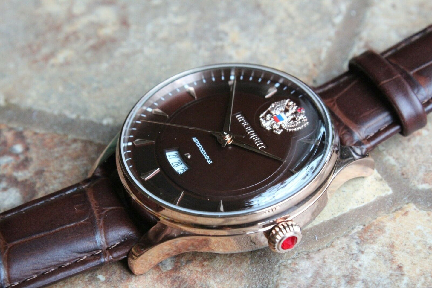Russian President 6459047 Mechanical Automatic Men's Wrist Watch Poljot