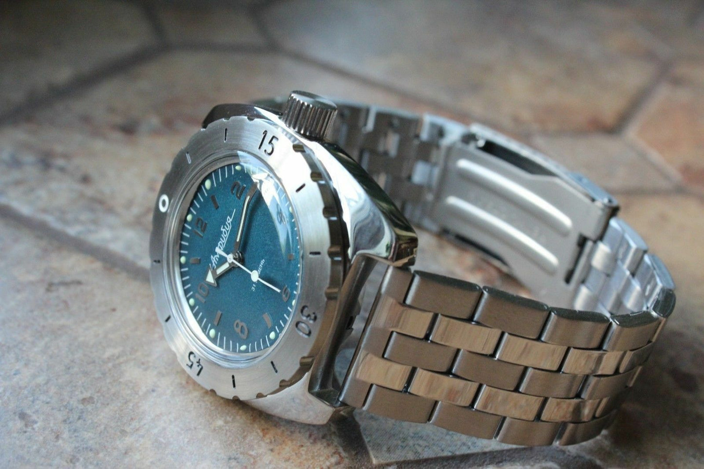 Russian Mechanical Automatic Wrist Watch VOSTOK AMPHIBIAN DIVER 150367