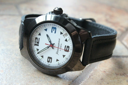 Vostok Komandirsky Mechanical Auto Russian Military Wrist Watch # 646580 NEW