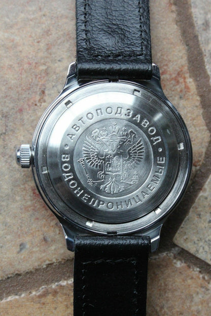 Vostok Komandirsky Auto Russian Military Wrist Watch # 921402 NEW