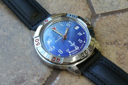 Vostok Komandirsky Military Wrist Watch # 431289 NEW