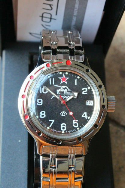 Russian Mechanical Automatic Wrist Watch VOSTOK AMPHIBIAN DIVER 420306