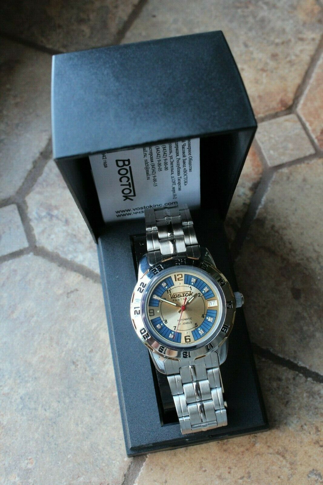 Vostok Partner Mechanical Automatic Wrist Watch Classic 291097