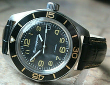Load image into Gallery viewer, Vostok Komandirsky 030787 Russian Automatic Military Wrist Watch Gold
