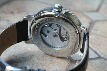 Vostok Komandirsky Auto Russian K-43 Retro wristwatches # 550872 New