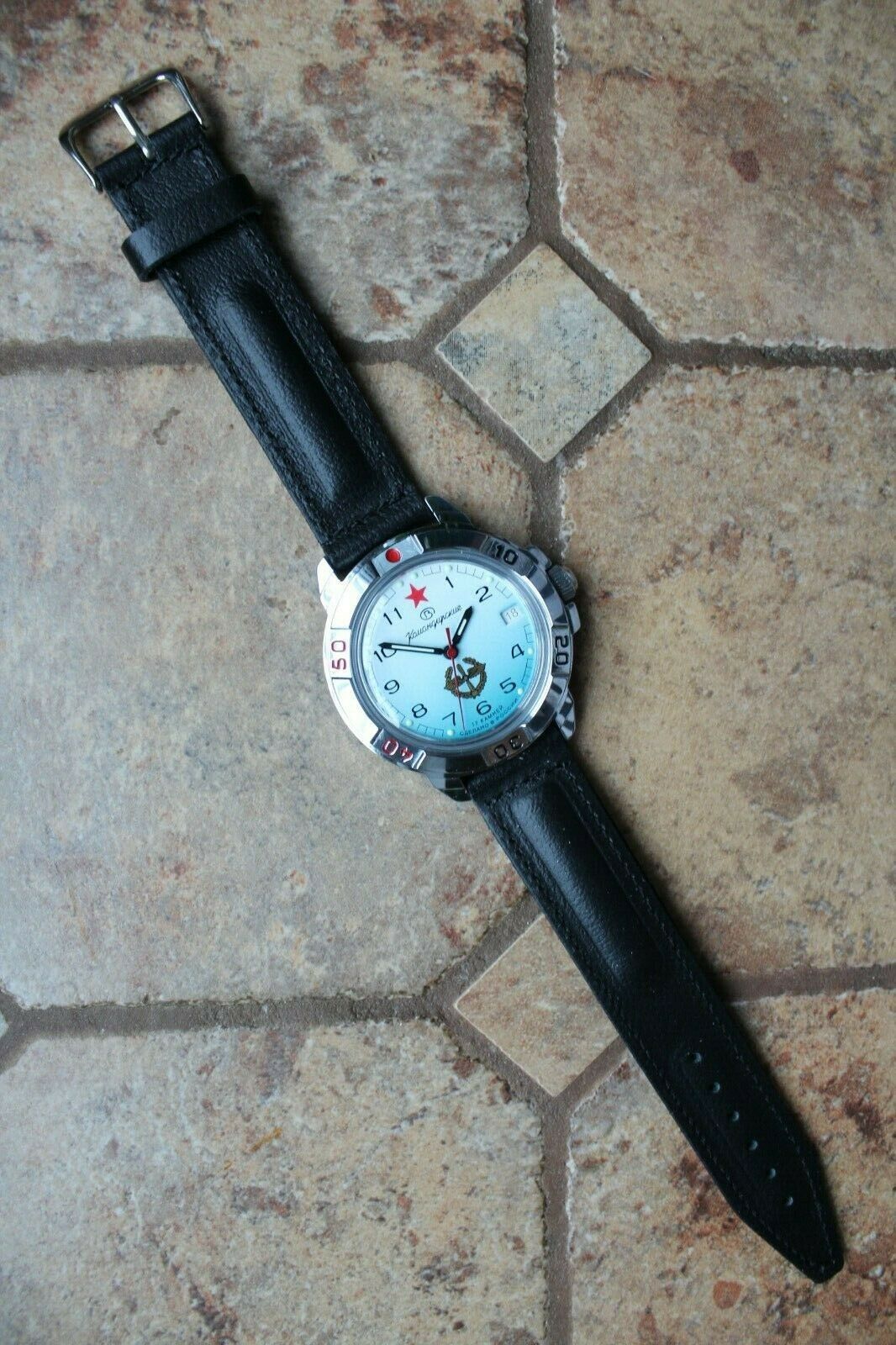 Vostok Komandirsky Military Wrist Watch # 431314 NEW
