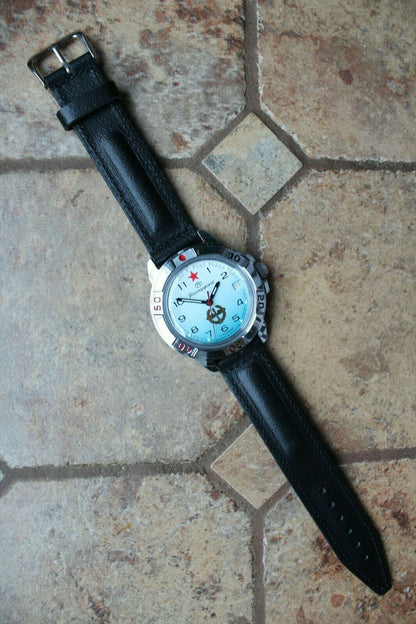 Vostok Komandirsky Military Wrist Watch # 431314 NEW