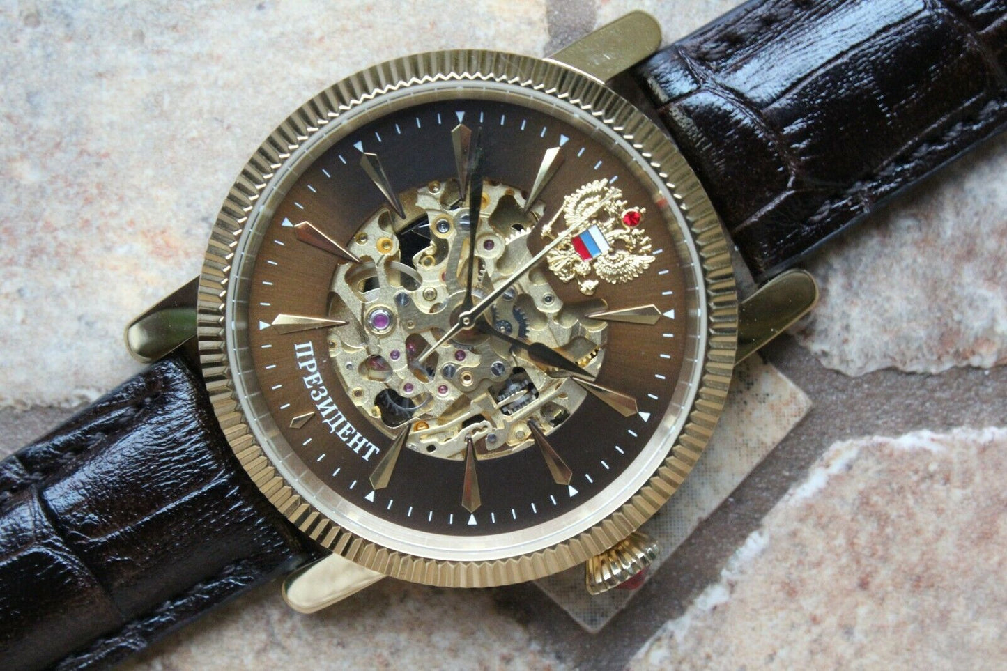 Russian President 4506150 Mechanical Automatic Men's Wrist Watch Poljot