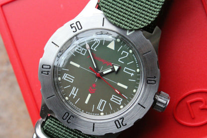 Vostok Komandirsky Mechanical Automatic Wrist Watch K-35 350645