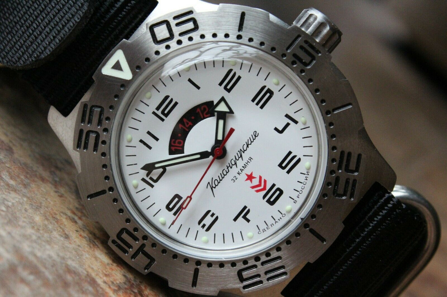 Vostok Komandirsky Mechanical Automatic Wrist Watch K-35 350757