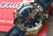 Load image into Gallery viewer, Vostok Komandirsky Russian Military Wrist Watch # 539792 NEW
