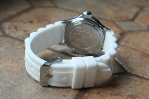 Vostok Amphibian 051458 Mechanical Women Female Russian wrist watch White Blue