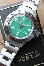 Load image into Gallery viewer, Vostok Amphibian Auto Russian diver wrist watch 060282
