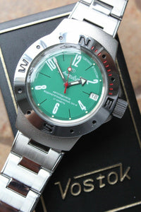 Vostok Amphibian Auto Russian diver wrist watch 060282