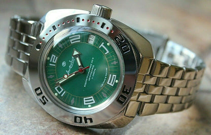 Russian Mechanical Automatic Wrist Watch VOSTOK AMPHIBIAN DIVER 710405