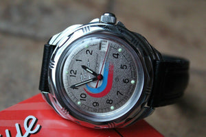 Vostok Komandirsky Russian Military Wrist Watch # 211562 NEW