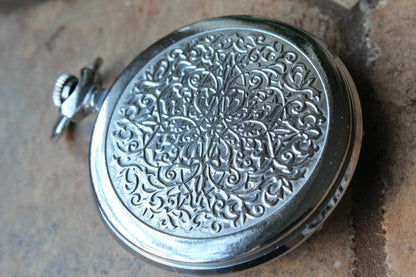 Vintage Russian Molnija all power to the Soviets original Pocket Watch