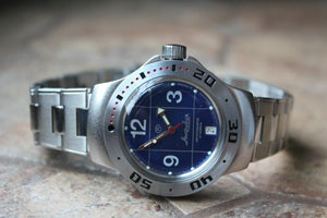 Vostok Amphibian Auto Russian diver wrist watch 060116
