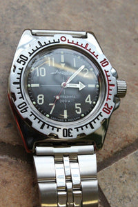 Russian Mechanical Automatic Wrist Watch VOSTOK AMPHIBIAN DIVER 110647